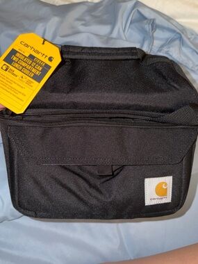 Carhartt Black 12 Can Insulated Lunch Cooler with Front Pocket